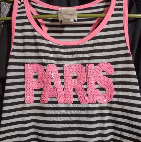GIRLS DRESS SIZE 10/12 IN EXCELLENT CONDITION (LIKE NEW) IT'S PINK AND BLACK! - Picture 1 of 7